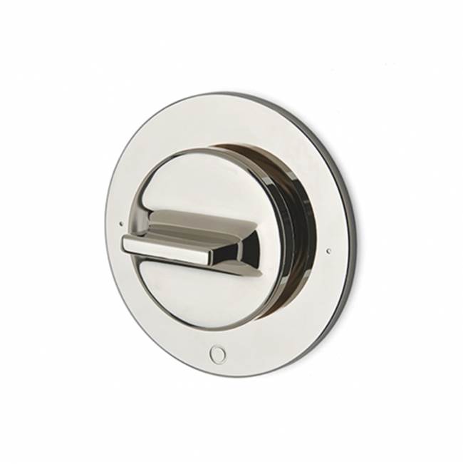 Waterworks Formwork Two Way Diverter Valve Trim for Thermostatic System with Metal Knob Handle in Burnished Nickel